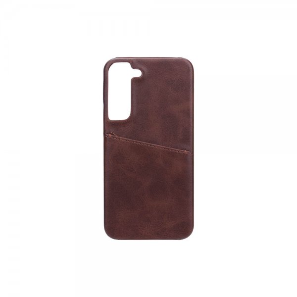 Onsala Samsung Galaxy S22 Cover med kortholder Brun