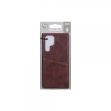 Onsala Samsung Galaxy S22 Ultra Cover med et Kortrum Brun
