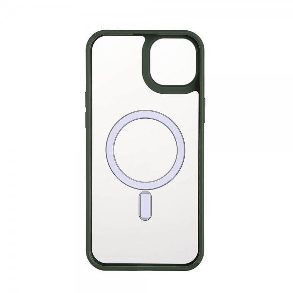 Onsala iPhone 15 Plus Cover Bumper MagSeries Grøn