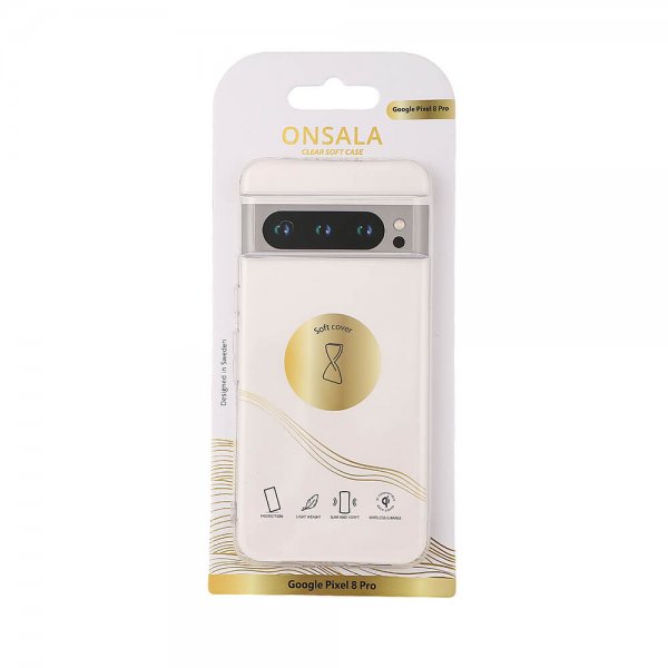 Onsala Google Pixel 8 Pro Cover Transparent TPU Klar