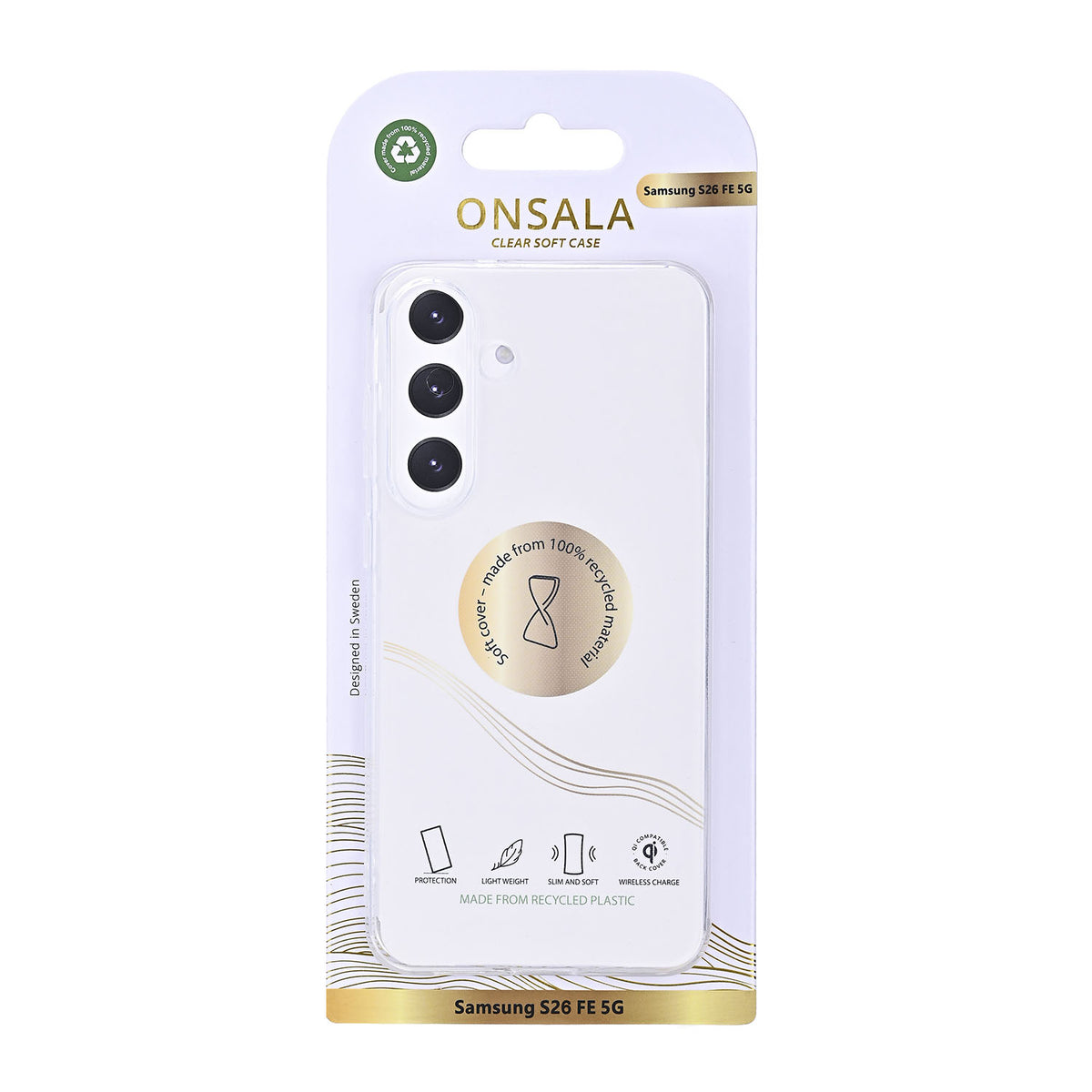 Onsala Samsung Galaxy S26 FE Cover MagSafe Qi2 Klar