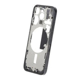 Mellemramme med smådele til iPhone 15 Pro - Sort Titan OEM