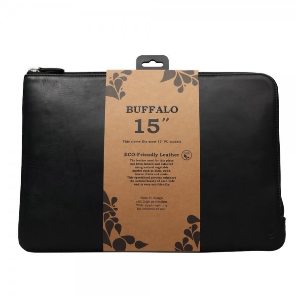 Buffalo Sleeve Laptopcover 15" Sort