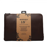 Buffalo Sleeve Laptopcover 15" Brun