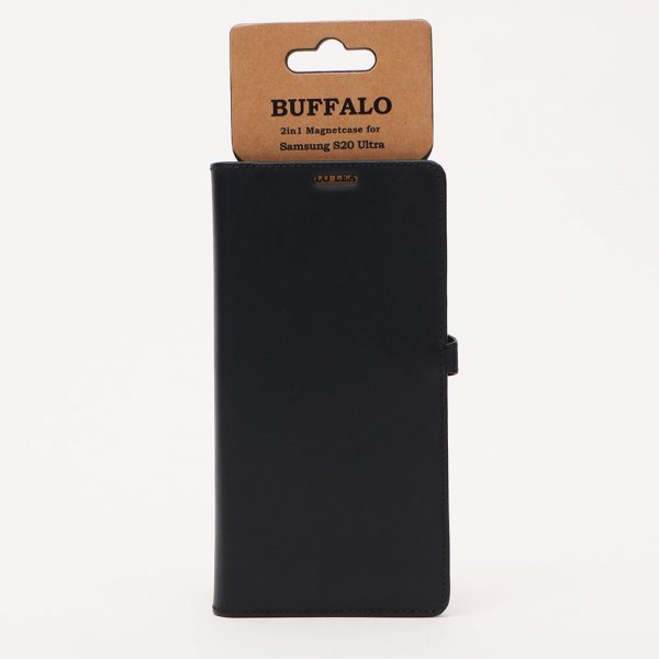 Buffalo Samsung Galaxy S20 Ultra Etui 2i1 Magnet Cover Sort