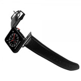 Buffalo Apple Watch 38/40/41/42mm Rem Ægte Læder Sort