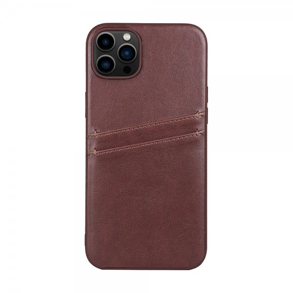 Buffalo iPhone 14 Plus Cover Bagside med Kortlommer Brun