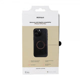 Buffalo iPhone 15 Pro Max Cover Ægte læder MagSeries Sort