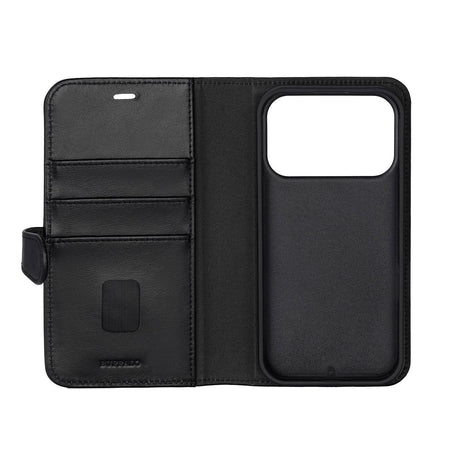 Buffalo iPhone 17 Pro Max/iPhone 18 Pro Max Etui 2-i-1 aftagelig pung Sort