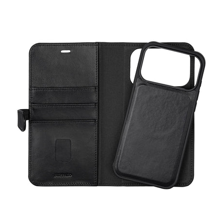 Buffalo iPhone 17 Pro Max/iPhone 18 Pro Max Etui 2-i-1 aftagelig pung Sort