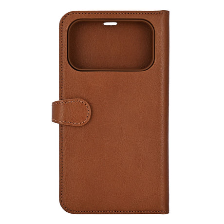 Buffalo iPhone 17 Pro Max/iPhone 18 Pro Max Etui 2-i-1 aftagelig pung Brun