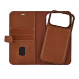 Buffalo iPhone 17 Pro Max/iPhone 18 Pro Max Etui 2-i-1 aftagelig pung Brun