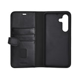 Buffalo Samsung Galaxy S26 FE Etui 2-i-1 Ægte Læder 3 Kortholder Sort