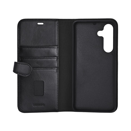 Buffalo Samsung Galaxy S26 FE Etui 2-i-1 Ægte Læder 3 Kortholder Sort