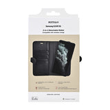 Buffalo Samsung Galaxy S26 FE Etui 2-i-1 Ægte Læder 3 Kortholder Sort