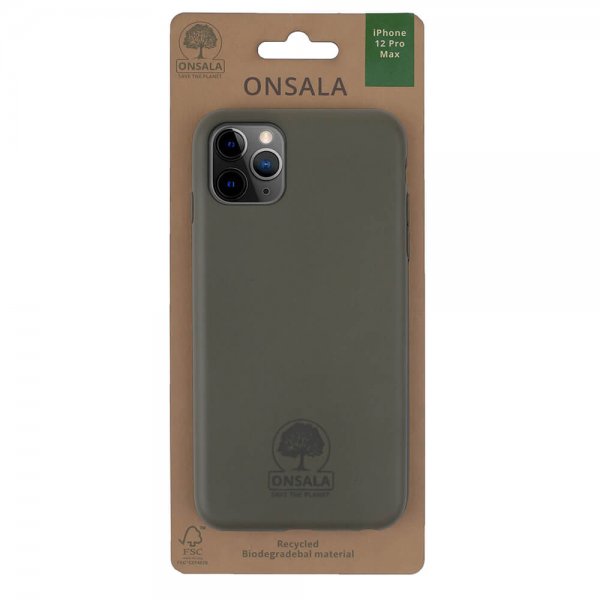 Onsala iPhone 12 Pro Max Cover ECO Grøn