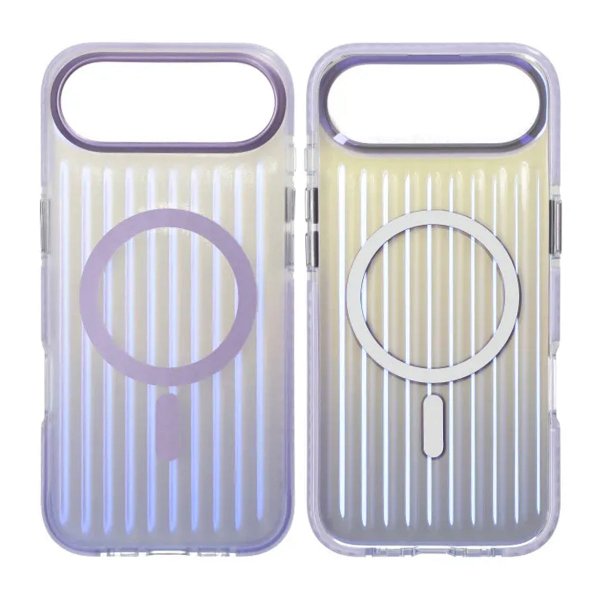 iPhone Air Cover Bølget MagSafe Lyslilla