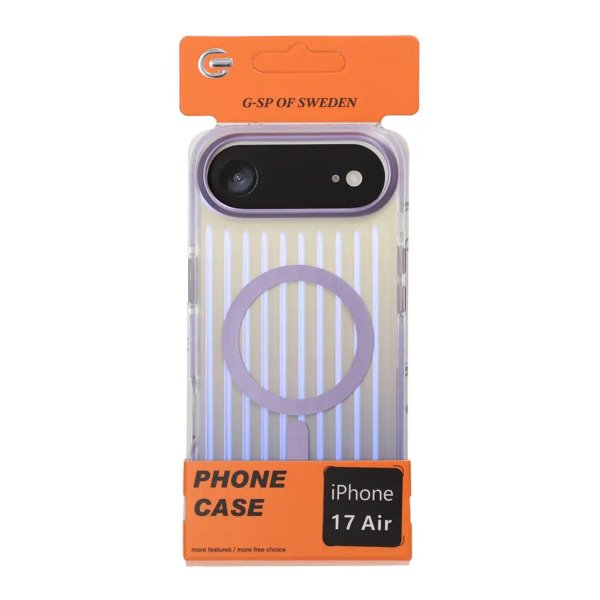 iPhone Air Cover Bølget MagSafe Lyslilla