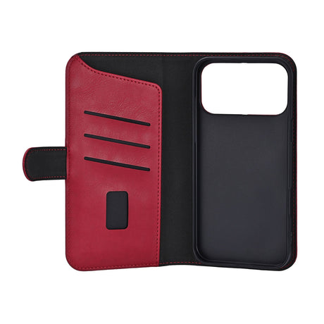Gear iPhone 17 Pro Max/iPhone 18 Pro Max Etui med 3 Kortholder Rød