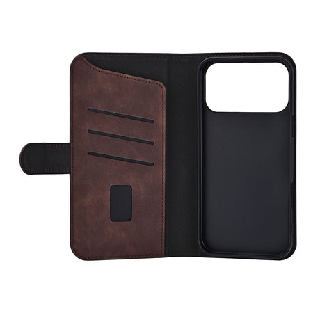 Gear iPhone 17 Pro Max/iPhone 18 Pro Max Etui med 3 Kortholder Brun