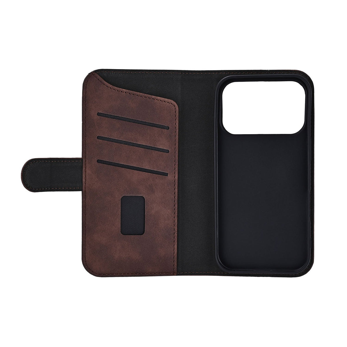 Gear iPhone 17 Pro/iPhone 18 Pro Etui med 3 Kortholder Brun