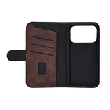 Gear iPhone 17 Pro/iPhone 18 Pro Etui med 3 Kortholder Brun