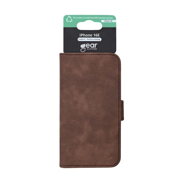 Gear iPhone 16/17 Etui 3 Kortlommer Brun