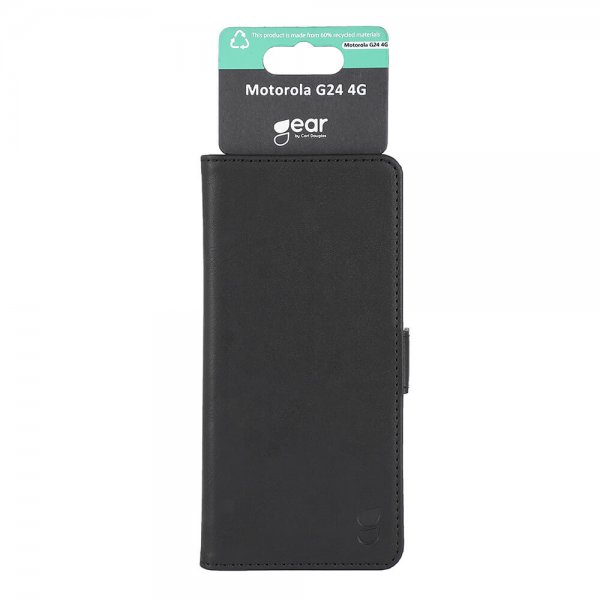 Motorola Moto G24 Power Etui 3 Kortrum Sort