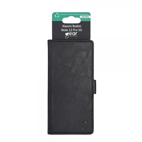Gear Xiaomi Redmi Note 12 Pro 5G Etui 3 Kortlommer Sort
