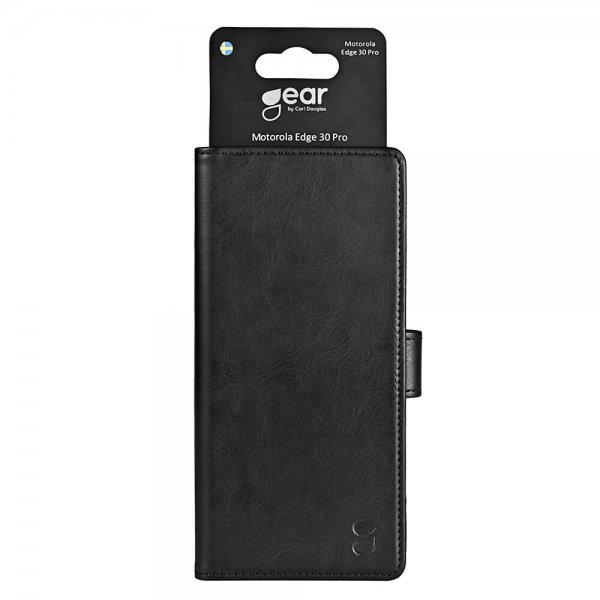 Gear Motorola Edge 30 Pro Etui 3 Kortlommer Sort