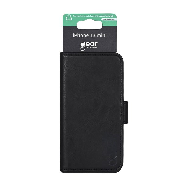 Gear iPhone 13 Mini Cover med Kortlomme Sort