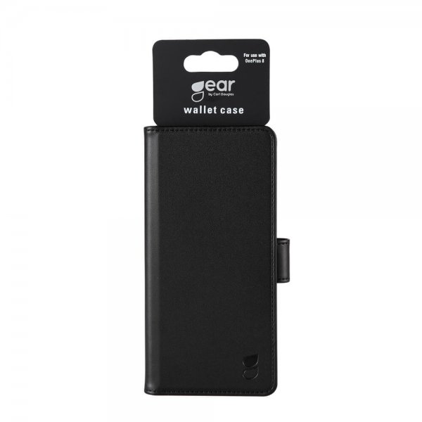 Gear OnePlus 8 Cover 3 kortlommer Sort