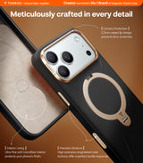 Torras iPhone 17 Pro Max Cover Ostand Q3 Vegskin Obsidian Black