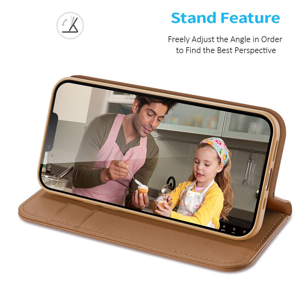 Dux Ducis iPhone 16e/iPhone 17e Etui Hivo Series Brun
