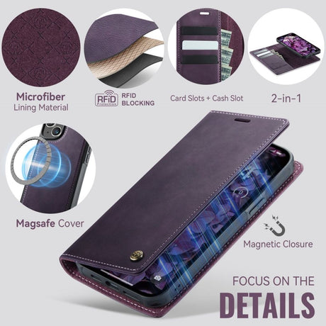 CaseMe iPhone 13 Etui C49 Series Lilla