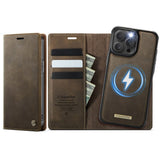 CaseMe iPhone 13 Pro Etui C49 Series Brun