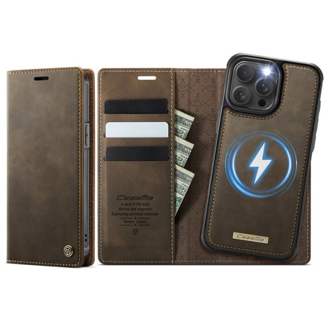 CaseMe iPhone 13 Pro Etui C49 Series Brun