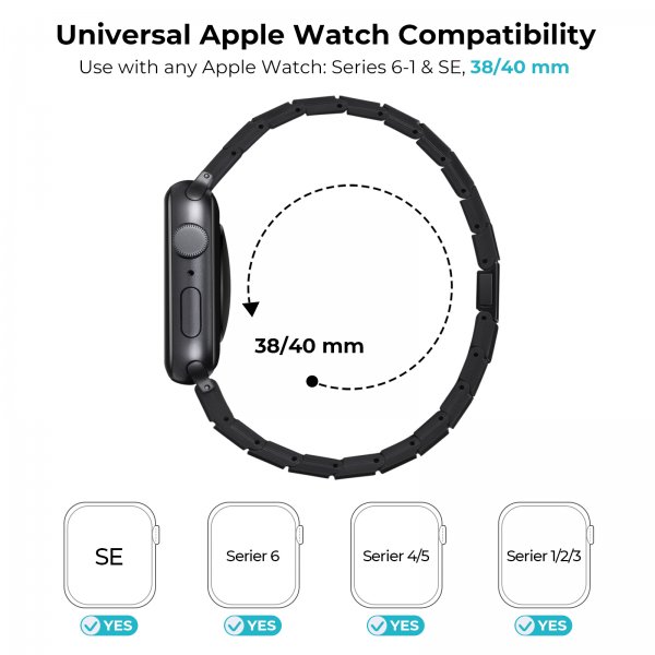 Pitaka Apple Watch-rem Carbon Fiber Watch Band Modern