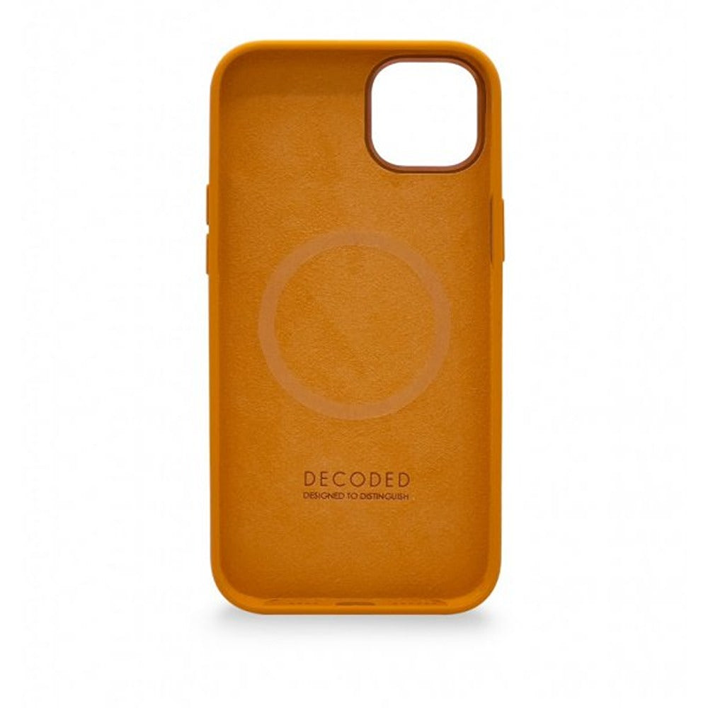 Decoded iPhone 14 Plus Skal Silicone Bagcover Apricot