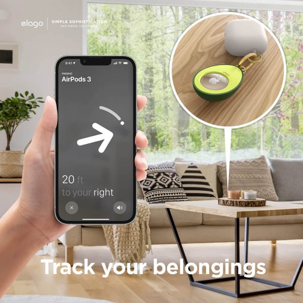 Elago Etui AirTag Avocado