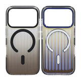 iPhone 17 Pro Max Cover Korrugeret MagSafe Sort Transparent