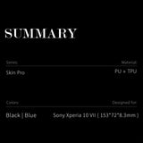Dux Ducis Sony Xperia 10 VII Etui Skin Pro Series Sort
