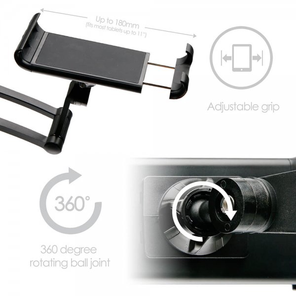 desire2 Tablet og mobilholder 2i1 Bordstand og vægmontering