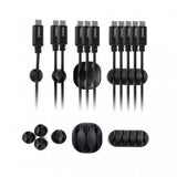 desire2 Kabelclips Tidy 10-pak Sort