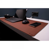 desire2 Skrivebordsmåtte Vegansk Læder 400x900mm Brun