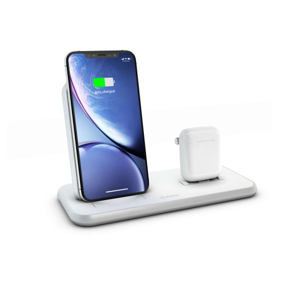 Zens Stand/Dock Aluminium trådløs oplader