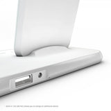 Zens Stand/Dock/Watch Trådløs oplader i aluminium