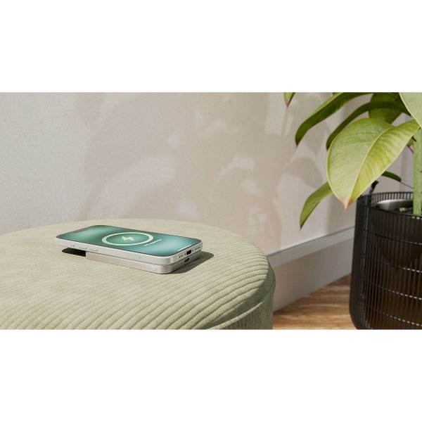 Zens Powerbank Pro 1 Slim 5000 mAh Qi2 MagSafe Hvid