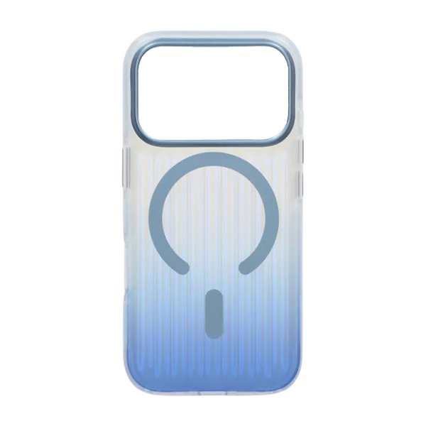 iPhone 17 Pro Max Cover Bølget MagSafe Blå