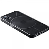 Nothing Phone (1) Original Cover Gennemsigtig Sort